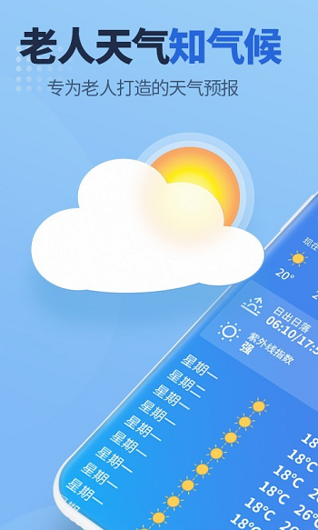 老人天气预报app