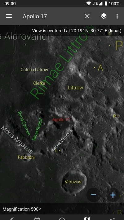 Lunescope(3D月球模拟)安卓版截图1