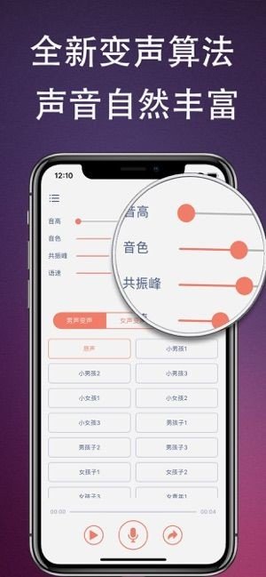 伪音变声器破解版截图3