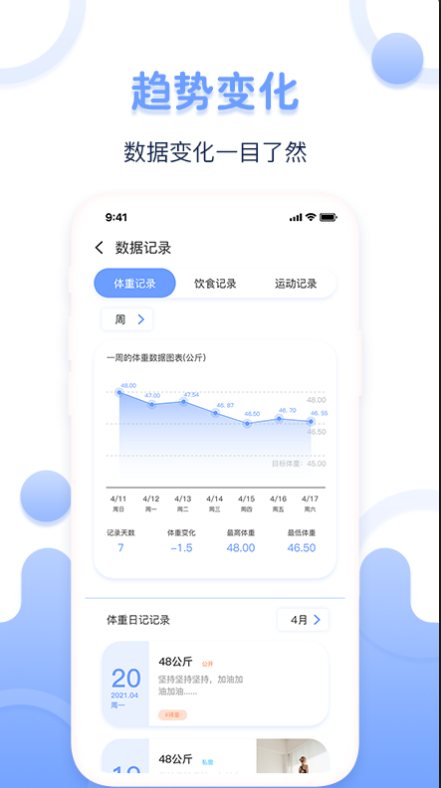 每日体重记录器免费版