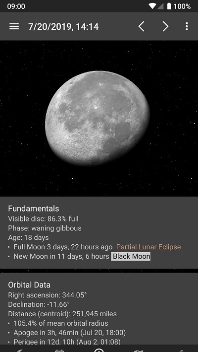 Lunescope(3D月球模拟)安卓版截图3