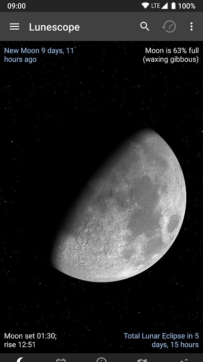 Lunescope(3D月球模拟)安卓版截图4