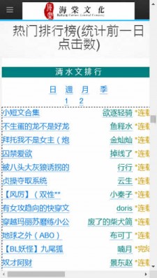 海棠线上文学城最新版截图3