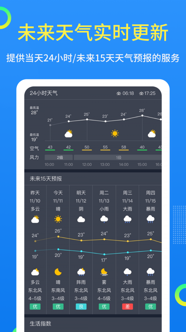 潮汐天气截图2