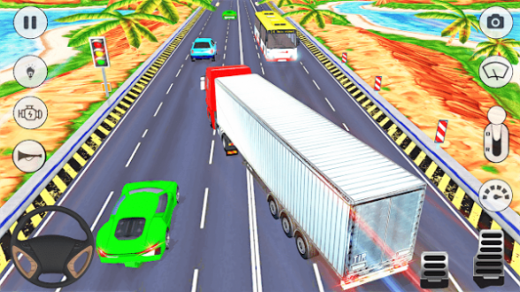 卡车公路竞赛模拟器截图3