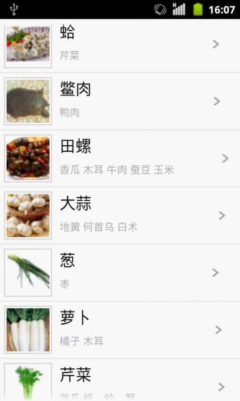 食物搭配大全截图4